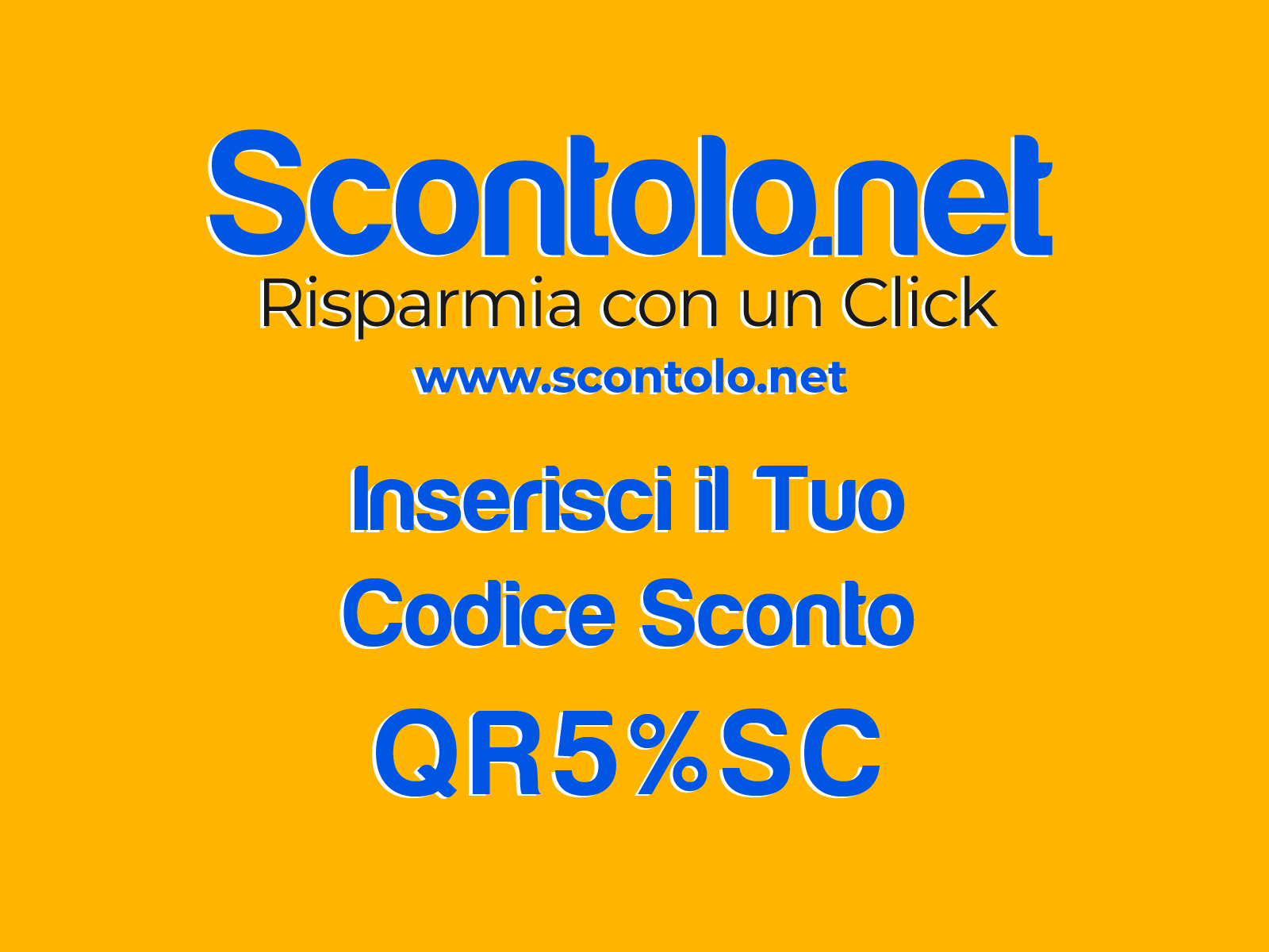 SCONTO QR CODE 5%